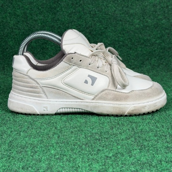 Barebarics Urban Barefoot Sneakers Womens 5 White Grey Leather Suede EU 36 - Picture 2 of 9